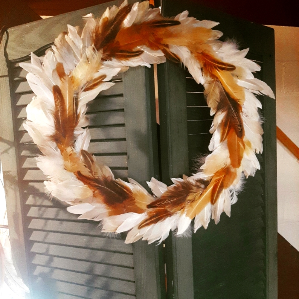 Feather wreath